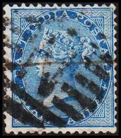 1865-1873. INDIA. Victoria. HALF ANNA. With Watermark Elephanthead.  - JF521586 - 1858-79 Compagnia Delle Indie E Regno Della Regina