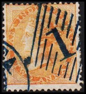 1865-1873. INDIA. Victoria. TWO ANNAS. With Watermark Elephanthead. Interesting Cancel. - JF521594 - 1858-79 Kolonie Van De Kroon