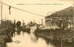Gueugnon * Vue Sur Les Fours MARTIN Et Canal De L'usine * Mine Carrière ? - Gueugnon