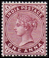 1882-1886. INDIA. Victoria. ONE ANNA. Hinged. - JF521613 - 1858-79 Kolonie Van De Kroon