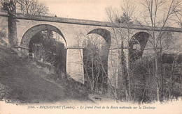 ROQUEFORT (Landes) - Le Grand Pont De La Route Nationale Sur La Doulouze - Roquefort
