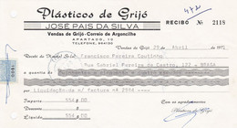 MY BOX 2 - PORTUGAL COMMERCIAL DOCUMENT  - VILA NOVA DE GAIA - FISCAL STAMP - Portugal