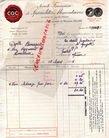 21- DIJON- FACTURE SAUCISSON COC PUR PORC- 34 BOULEVARD BROSSES-1916- MLLE BENAZET 4 RUE RAYMOND IV TOULOUSE - Lebensmittel
