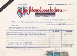 MY BOX 2 - PORTUGAL COMMERCIAL DOCUMENT  - CASTANHEIRA DE PERA  - FISCAL STAMP - Portugal