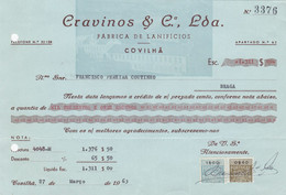 MY BOX 2 - PORTUGAL COMMERCIAL DOCUMENT  - COVILHÃ    - FISCAL STAMP - Portugal