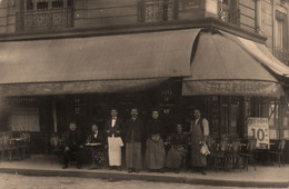 Paris 12ème * Carte Photo * Café Restaurant Brasserie , Angle De La Rue Jaucourt Et La Rue De La Nation * Commerce - Paris (12)