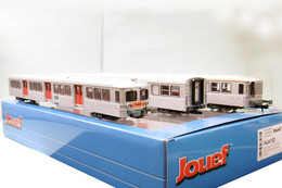 Jouef - Coffret 3 VOITURES RIB 70 Livrée Originale ép. IV / V SNCF Réf. HJ4152 Neuf NBO HO 1/87 - Passenger Trains