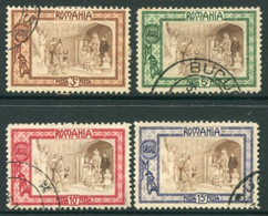 ROMANIA 1907 Winter Relief Set Of 4, MH / *.  Michel 208-11 - Ungebraucht