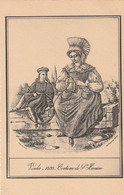 Costume De SAINTE-HERMINE. - Vendée 1835. Carte RARE - Sainte Hermine