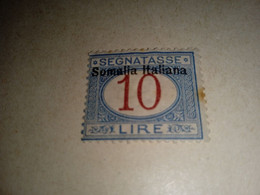 SEGNATASSE LIRE 10 SOMALIA ITALIANA - NUOVO - Somalië