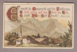 AK CH BE Adelboden 1922-11-21 Künstler-Litho - Autres & Non Classés