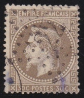 France   .    Y&T   .    30     .   O     .    Oblitéré - 1863-1870 Napoleon III With Laurels