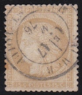 France   .    Y&T   .    59       .   O     .    Oblitéré - 1871-1875 Cérès