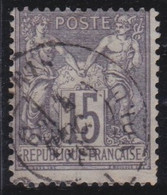 France   .    Y&T   .    66       .   O     .    Oblitéré - 1876-1878 Sage (Tipo I)