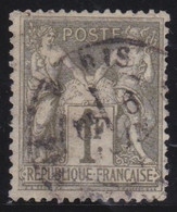 France   .    Y&T   .    72     .     O     .    Oblitéré - 1876-1878 Sage (Typ I)