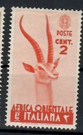1938 AOI Soggetti Africani MLH - Italian Eastern Africa