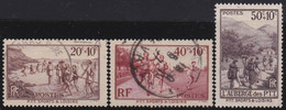 France   .    Y&T   .    345/347     .     O     .    Oblitéré - Used Stamps