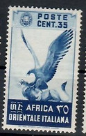 1938 AOI Soggetti Africani MLH - Italian Eastern Africa