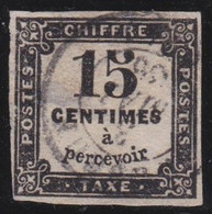 France   .    Y&T   .     Taxe  3       .      O     .     Oblitéŕe - 1859-1959 Gebraucht