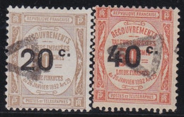 France   .    Y&T   .     Taxe  49/50       .      O     .     Oblitéŕe - 1859-1959 Gebraucht