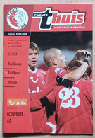 Twente Thuis Wedstrijd Magazine 2005 - 2006 Football Match Program FC Twente - AZ - Bücher