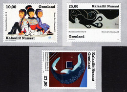 Greenland - 2022 - Street Art In Greenland II - Mint Self-adhesive Stamp Set - Ongebruikt