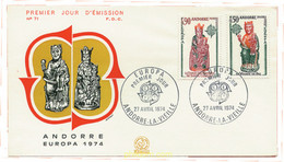 23707 MNH ANDORRA. Admón Francesa 1974 EUROPA CEPT. CORNETA POSTAL - Collections
