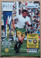 Dunfermline Athletic Vs Dundee FC 15.8.1998 Scotland Football Match Program - Bücher