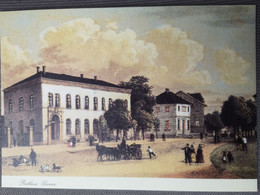 AK Ndr., Posthaus Hanau, Um 1860, Ungel. - Hanau