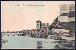+++ CPA - HUY - Pont , Collégiale Et Citadelle - Couleur 1910  // - Huy