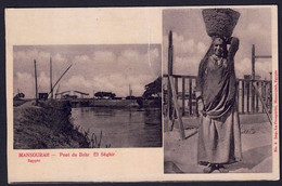 +++ CPA - Afrique - Egypte - MANSOURAH - Pont Du Bahr El Seghir  // - El-Mansoera