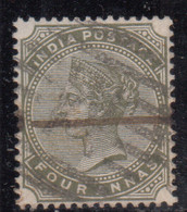 Type 33, Thick Bars - Rhombus Experiment / Cooper 33 / Renouf Type , British East India Used, Early Indian Cancellations - 1854 Compagnia Inglese Delle Indie