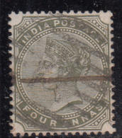 Type 33, Thick Bars - Rhombus Experiment / Cooper 33 / Renouf Type , British East India Used, Early Indian Cancellations - 1854 Compañia Británica De Las Indias