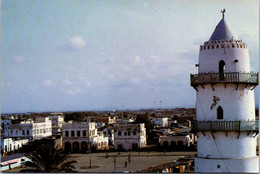 (2 M 46) Djibouti (posted) Place Mahmoud Harbi Et Mosquée - Djibouti