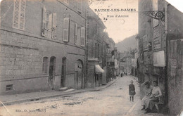 BAUME-LES-DAMES-25-Doubs-  Rue D'Anroz          ATTENTION MANQUE UN COIN HAUT DROIT - Baume Les Dames