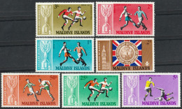 THEMATIC SPORT:  ENGLAND'S VICTORY IN WORLD CUP FOOTBALL CHAMPIONSHIP, LONDON 1966   -  MALDIVE - 1966 – England