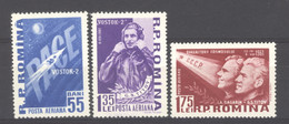 Roumanie  -  Avion   :  Yv  146-48   **  Espace - Unused Stamps