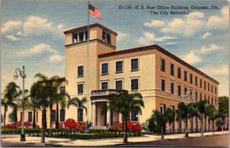 Florida Orlando Post Office Building Curteich - Orlando