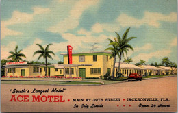 Florida Jacksonville Ace Motel Curteich - Jacksonville