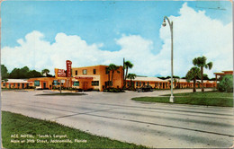 Florida Jacksonville Ace Motel 1954 Curteich - Jacksonville