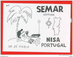 Nisa - Portugal - Radio Card QSL - Portalegre