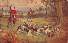 ¤¤  -  Chasse à Courre   -  Chiens De Chasse  -  Chevaux  -  Chasseurs  -  Vénerie    -   Illustrateur    -   ¤¤ - Chasse