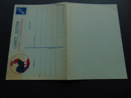 Carte-lettre Publicitaire à Usage De Franchise Militaire De La Loterie Nationale - Private Stationery