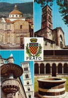 CARTOLINA  PRATO,TOSCANA,SALUTI-STORIA,MEMORIA,CULTURA,RELIGIONE,IMPERO ROMANO,BELLA ITALIA,NON VIAGGIATA - Prato