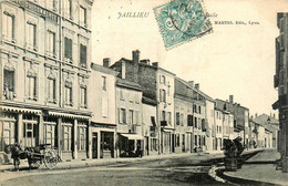 Jaillieu * Le Boulevard D'italie * Hôtel Du Commerce * Attelage - Jallieu