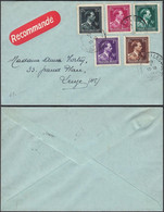 Belgique 1944 - Lettre Recommandée De Bruxelles à Destination Leuze...........  (VG) DC-11261 - 1934-1935 Leopoldo III