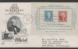 STATI UNITI AMERICA - 19 5 1947  FDC 100° INT PHILATELIC EXIBITION - 1941-1950