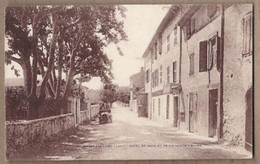 CPA 83 - NANS LES PINS - Hotel De Nans Et De La Sainte-Baume - TB PLAN Route Centre Village - Jolie AUTOMOBILE - Nans-les-Pins