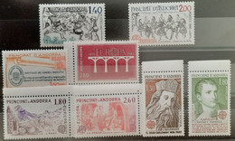 Andorre FR - ** Petit Lot Europa ** - Année 1980/81/82/83/85 - - Collections