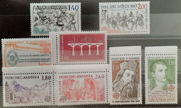 Andorre FR - ** Petit Lot Europa ** - Année 1980/81/82/83/85 - - Colecciones